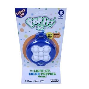 Pop It Go - The Original Light Up Colorful Pattern Popping Game NEW